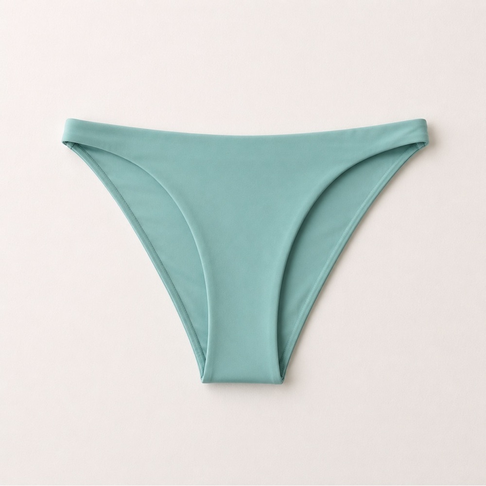 L*SPACE x Hanna Montazami Camacho Classic Bikini Bottom in Bright Teal Green